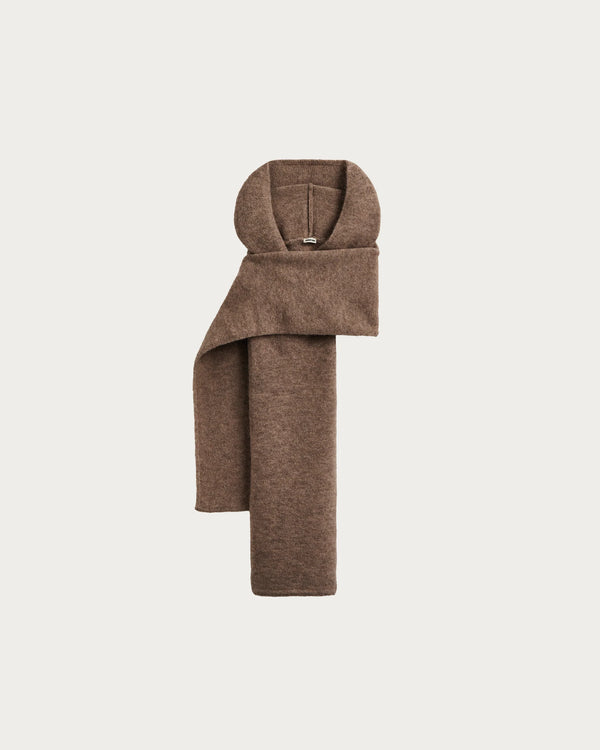 Homecore Baby Hood Coffee Strickkapuze Unisex braun