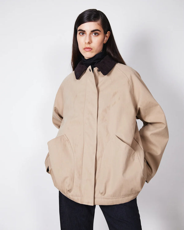 Brixtol Textiles Davonna Padded Khaki Damen Jacke Wasserabweisend khaki