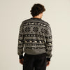 Dedicated Mora Fairisle Hike Black Herren Strickpullover schwarz ecru