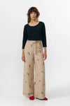 Suite 13 Ramala Embroidery Pants Hose Damen beige