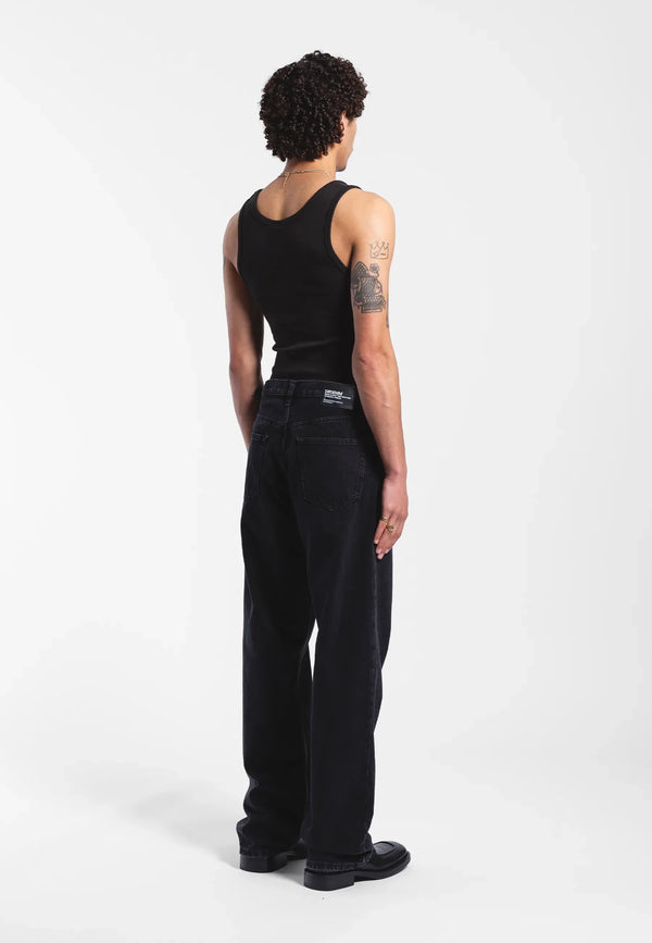 Dr. Denim Omar Relaxed Fit Jeans Hose Worned Black Herren schwarz