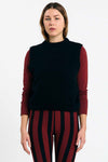 Suite13Lab Mora Vest Black Damen Alpaka Pullunder schwarz