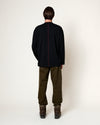 Homecore MKO Long Black Oversized Longsleeve Herren schwarz