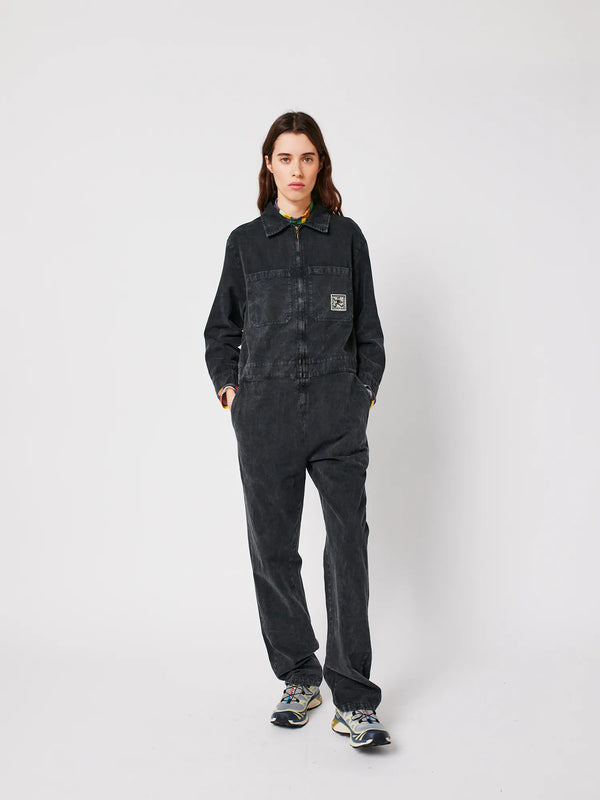 Bobo Choses Denim‑Jumpsuit mit Reißverschluss Damen schwarz