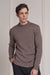 About Companions Morten Herrenpullover taupe meliert – getragen von vorn