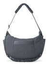 pinqponq Krumm Large Crinkle Black Crossbody Bag Tasche unisex schwarz