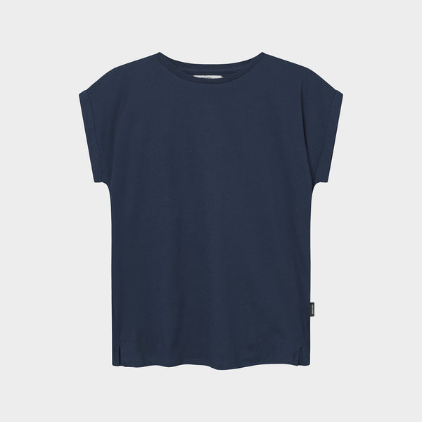 Dedicated Visby Base Navy T-shirt Damen dunkelblau