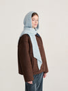 Bobo Choses Knitted Hooded Scarf Blue Unisex Schal Wolle hellblau