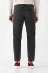 Dawn RISE Relaxed Tapered Vintage Black Minimal Stretch Jeans Herren