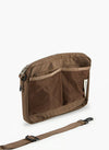 AY Studios Crossbody Bag Dark Brown Unisex Handtasche braun