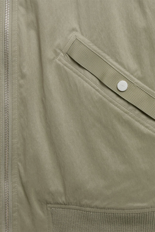 Elvine Alde Silver Green Herren Bomberjacke Wasserabweisend grüngrau