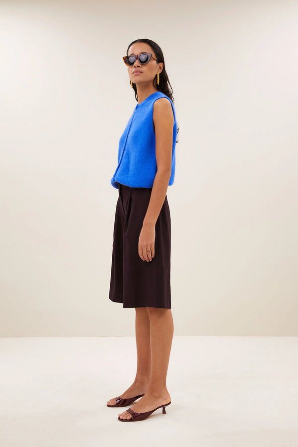 By-Bar Electric Blue Meya Spencer Pullunder Damen blau
