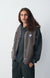 American Vintage Hoktown Weste Charcoal Melange Herren dunkelgrau