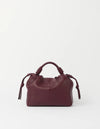 O MY BAG Kiki Mini Dark Cherry Soft Grain Ledertasche rot braun