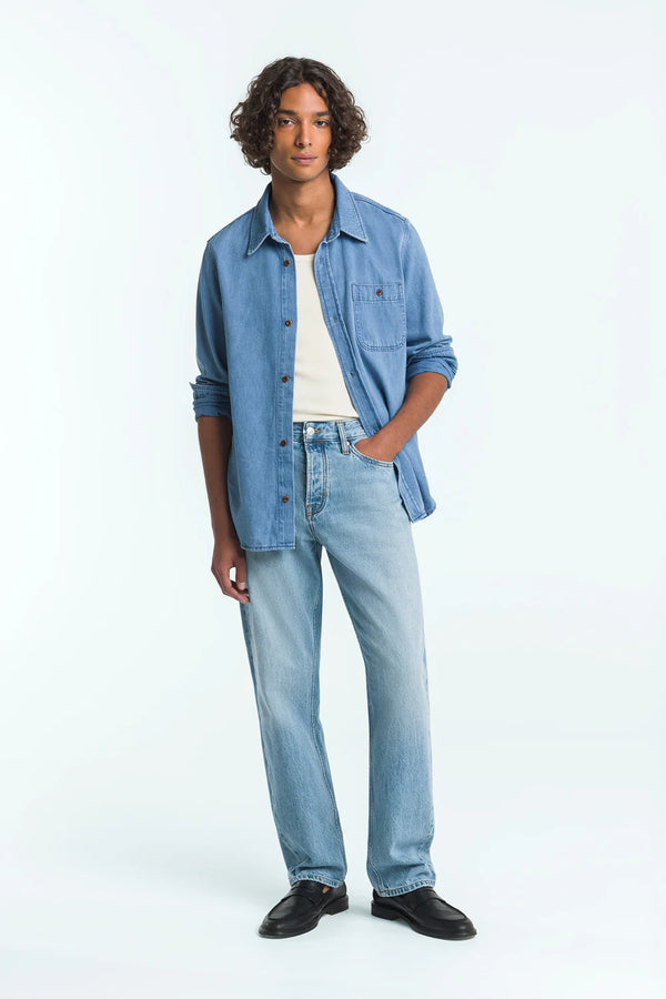 Kings Of Indigo Noah Super Light Used Jeans Unisex Five Pocket blau