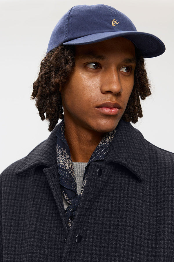 Elvine Narian Woll Jacken Grey Check Herren Wolljacke grau