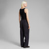 Dedicated Vickleby Linen Pants Damen Leinen Hose schwarz