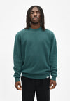 Cleptomanicx Soft Knit Jasper Teal Strickpullover Herren petrol