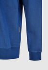 Cleptomanicx Estate Blue Ligull Classic Quarter Zip Pullover Herren blau