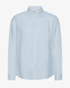 Colorful Standard Polar Blue Leinenhemd Herren hellblau