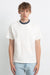 Edmmond Studios Loom T-Shirt Off White Herren weiß