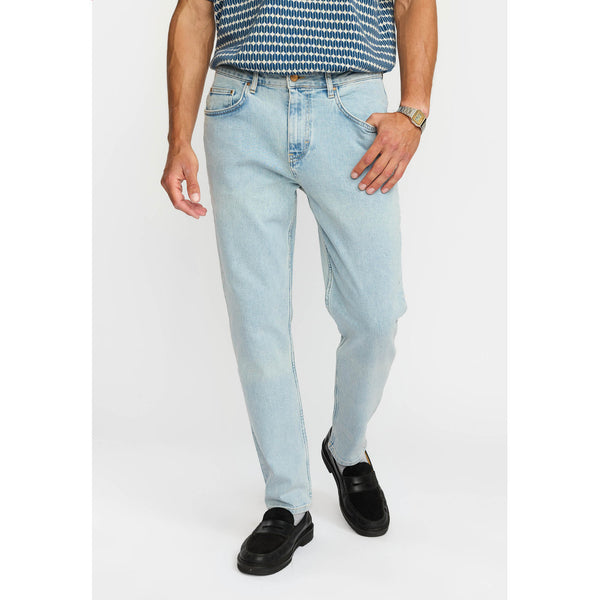 Revolution Loose Fit Jeans 5 Pocket Hose Herren hellblau Vorderansicht