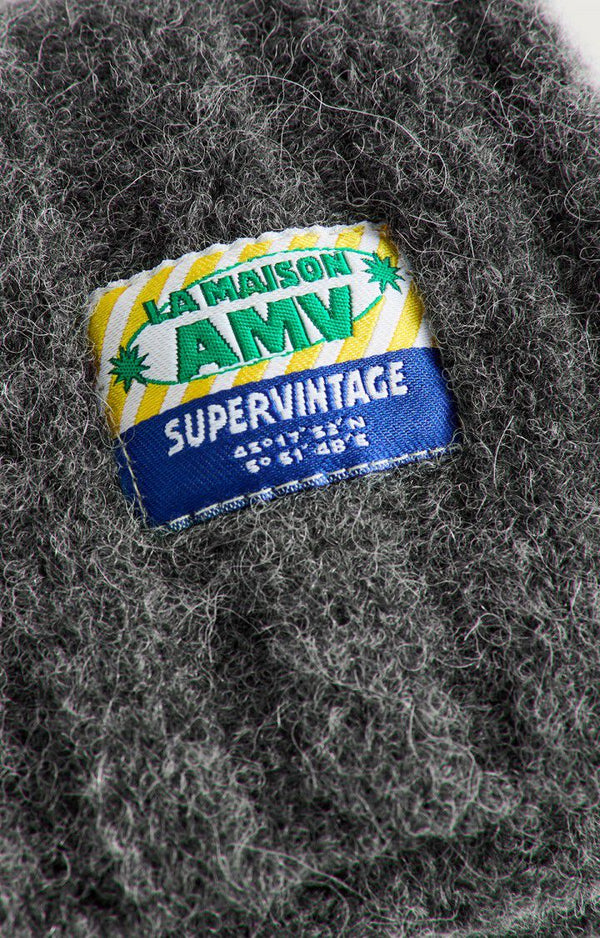 American Vintage Vitow Schal dunkelgrau-meliert