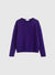Maison Anje Likey Pullover Electric Purple Alpaka Strick Damen lila