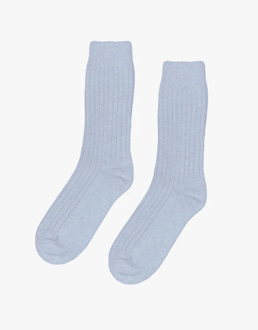 Colorful Standard Merino Woll-Mix Socken Polar Blue Unisex blau