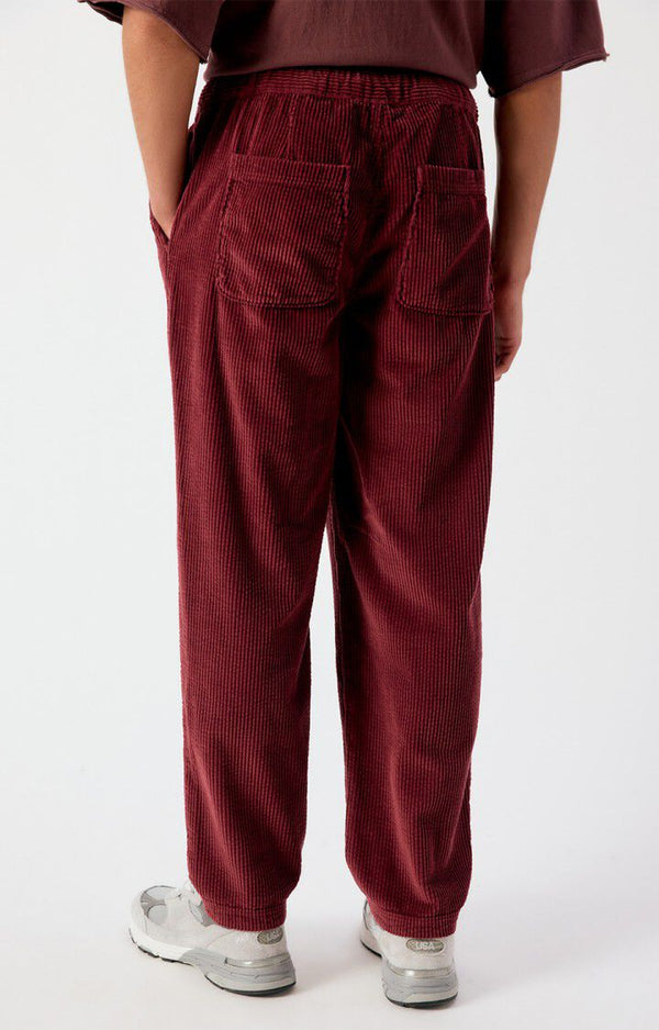 American Vintage Padow Jogginghose Vintage Acerola Herren weinrot