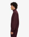 Colorful Standard Quarter Zip Unisex Oxblood Red Dunkelrot
