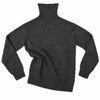 Harley of Scotland Lammwoll-Rollkragenpullover Herren Anthrazit – Stylingansicht vorne