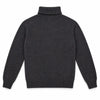 Harley of Scotland Lammwoll-Rollkragenpullover Herren Anthrazit – Rückansicht