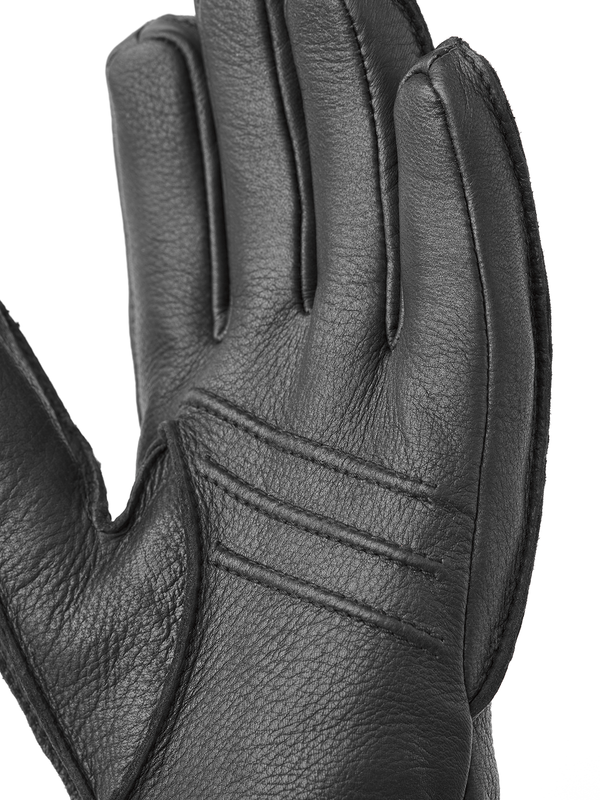 Hestra Deerskin Primaloft Rib schwarz – Ansicht 3