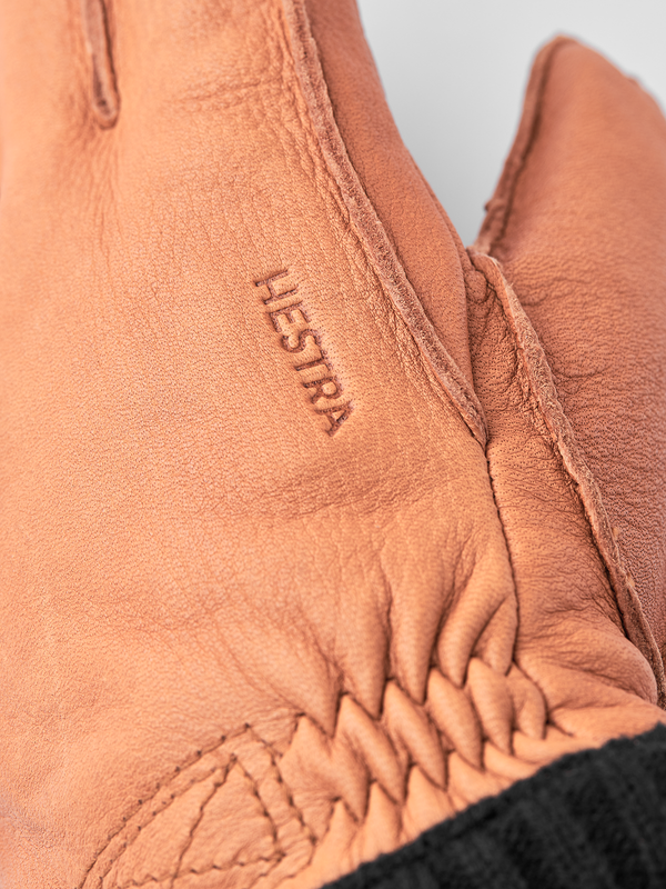 Hestra Deerskin Primaloft Rib hellbraun – Ansicht 2