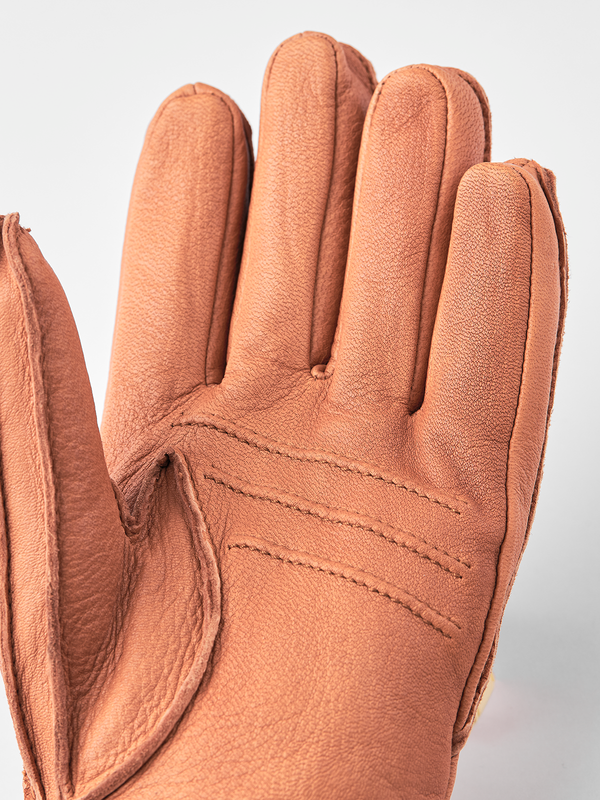 Hestra Deerskin Primaloft Rib hellbraun – Ansicht 3