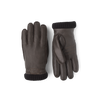 Hestra Deerskin Primaloft Rib Dark Brown Lederhandschuhe Herren dunkelbraun