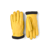Hestra Deerskin Primaloft Rib Natural Yellow Lederhandschuhe Herren naturgelb