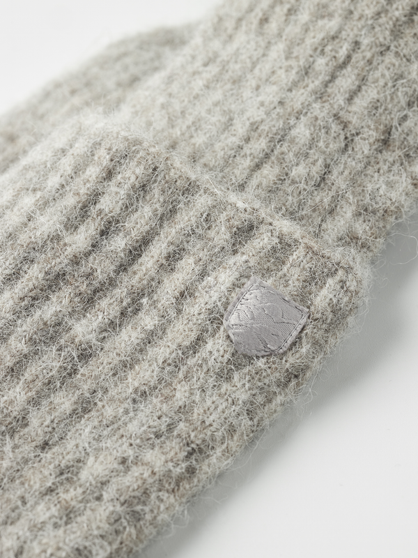 Hestra Uma Mitt Grey Schal-Fäustlinge unisex grau – Ansicht 2