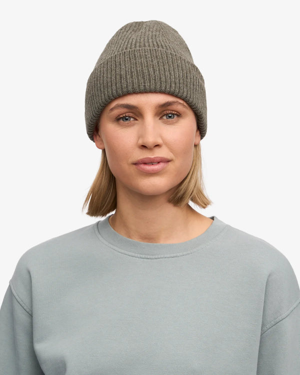 Colorful Standard Merino Beanie Dusty Olive Mütze Unisex grün