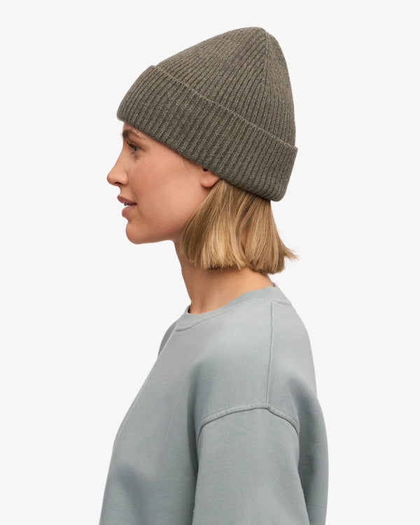 Colorful Standard Merino Beanie Dusty Olive Mütze Unisex grün