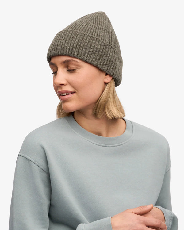 Colorful Standard Merino Beanie Dusty Olive Mütze Unisex grün