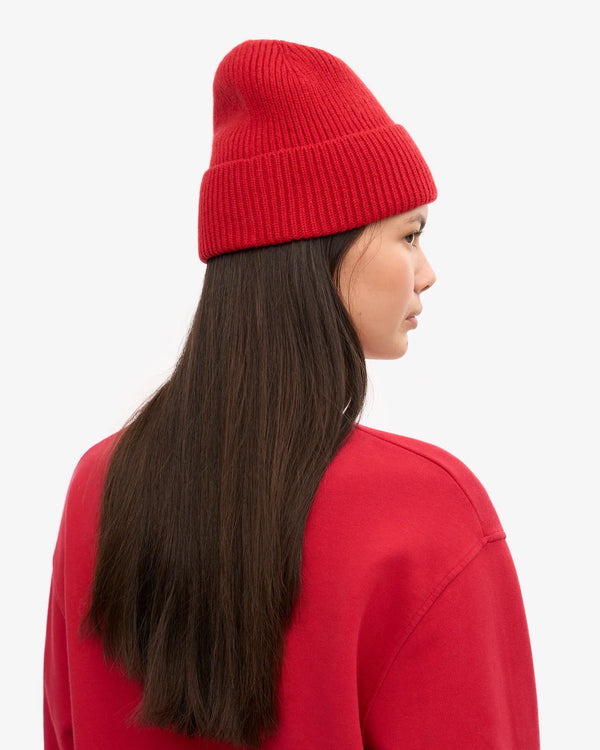 Colorful Standard Merino Beanie Scarlett Red Mütze Unisex rot
