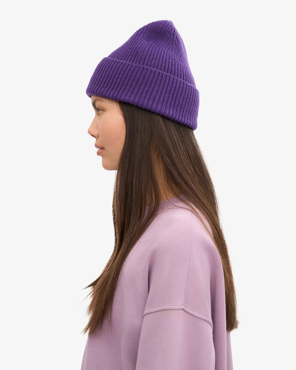 Colorful Standard Merino Beanie Mütze Ultra Violet Unisex violett