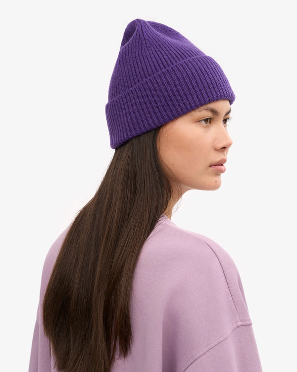 Colorful Standard Merino Beanie Mütze Ultra Violet Unisex violett