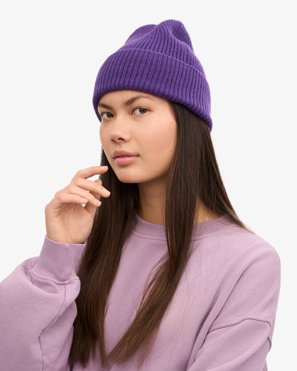 Colorful Standard Merino Beanie Mütze Ultra Violet Unisex violett
