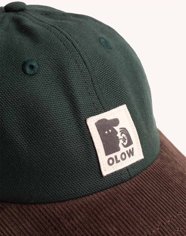 OLOW Stanton Six-Panel Cap – brauner Cordschirm