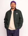 OLOW Yarm Jacke Vert Mélèze – Vorderansicht am Model
