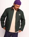 OLOW Yarm Jacke Vert Mélèze – Detailansicht