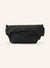pinqponq Aksel Pure Black Crossbody Bag Frontansicht
